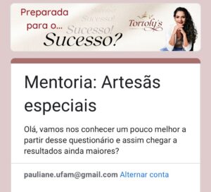 Formulário da mentoria